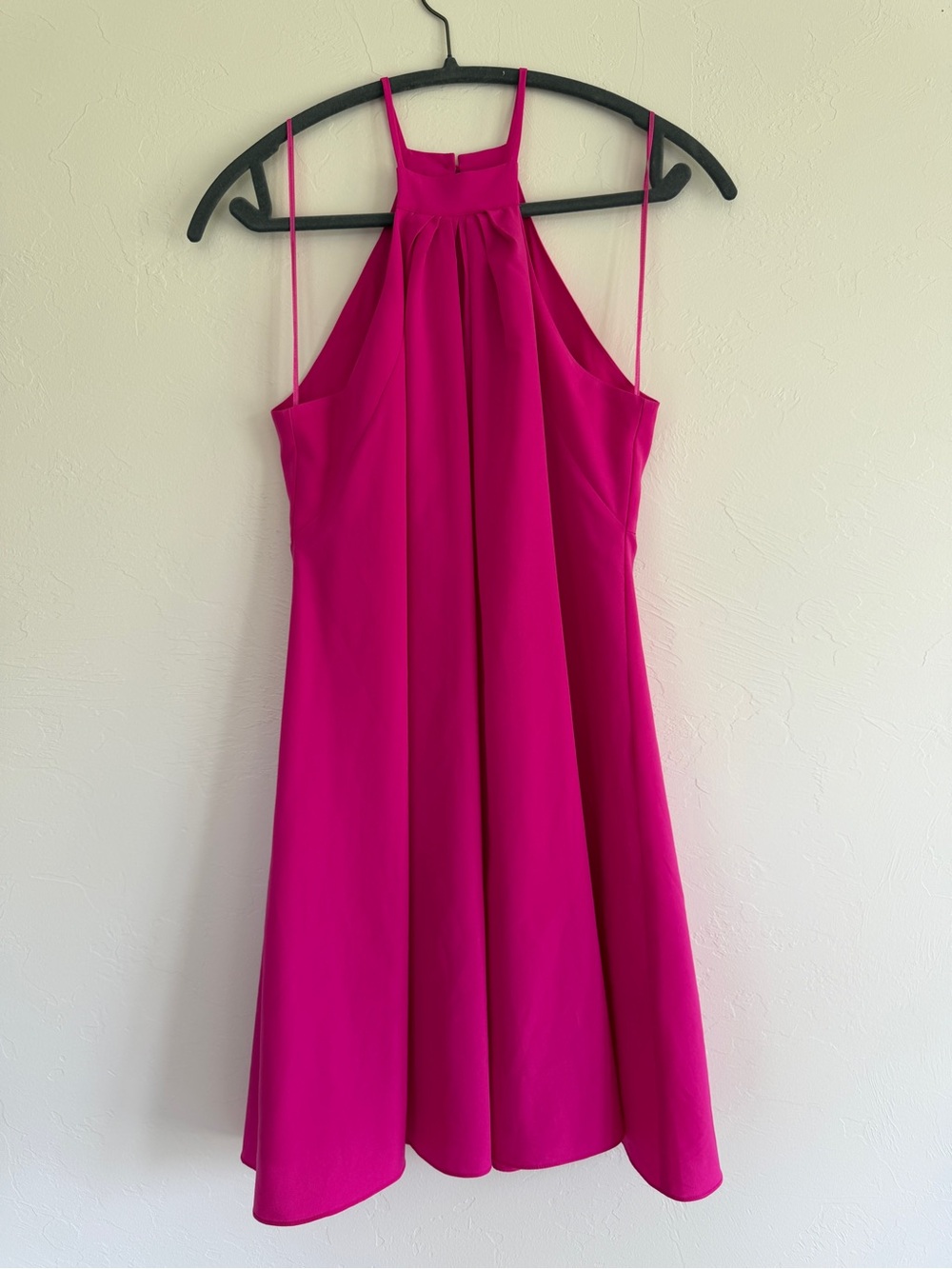 1.State Halter Neck Mini Trapeze Dress - Size XS